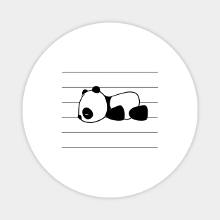 Cute Sleepy Little Kawaii Baby Panda Bear Magnet